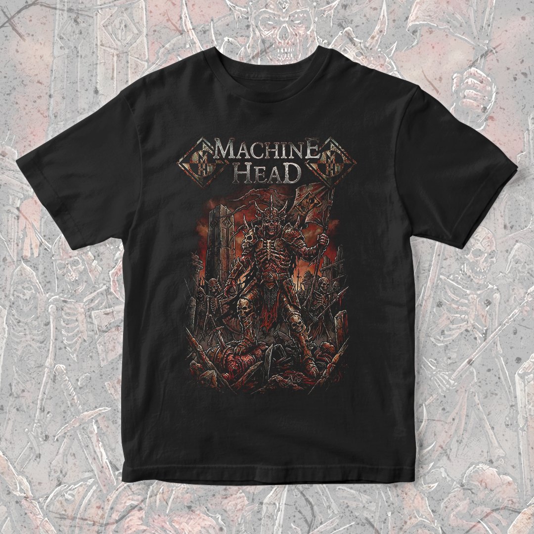 Nome do produto: Camiseta Machine Head | Bloodstone Warlord