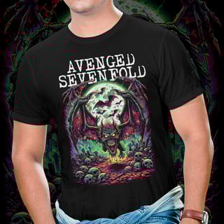 Nome do produto Camiseta Avenged Sevenfold | Bat Country