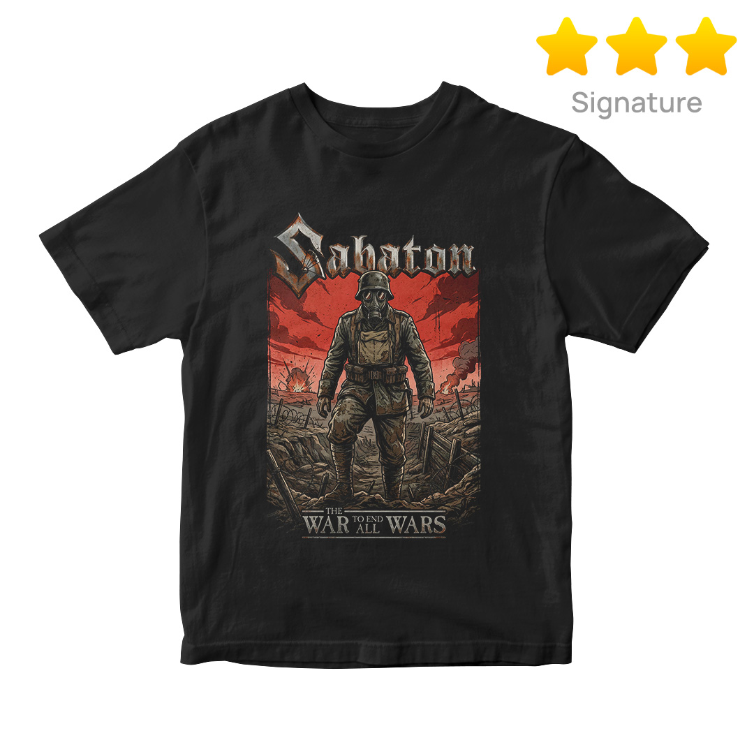 Nome do produto: Camiseta Signature Sabaton | The War To End All Wars