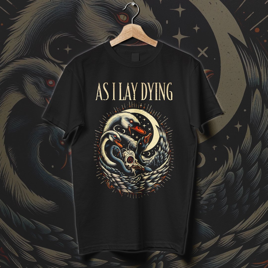 Nome do produto: Camiseta As I Lay Dying | Fight of the Swans