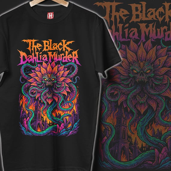 Camiseta The Black Dahlia Murder | Hellish Petals