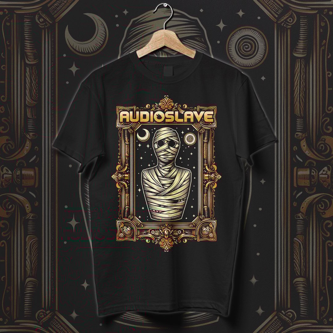 Nome do produto: Camiseta Audioslave | Wrapped in Gold