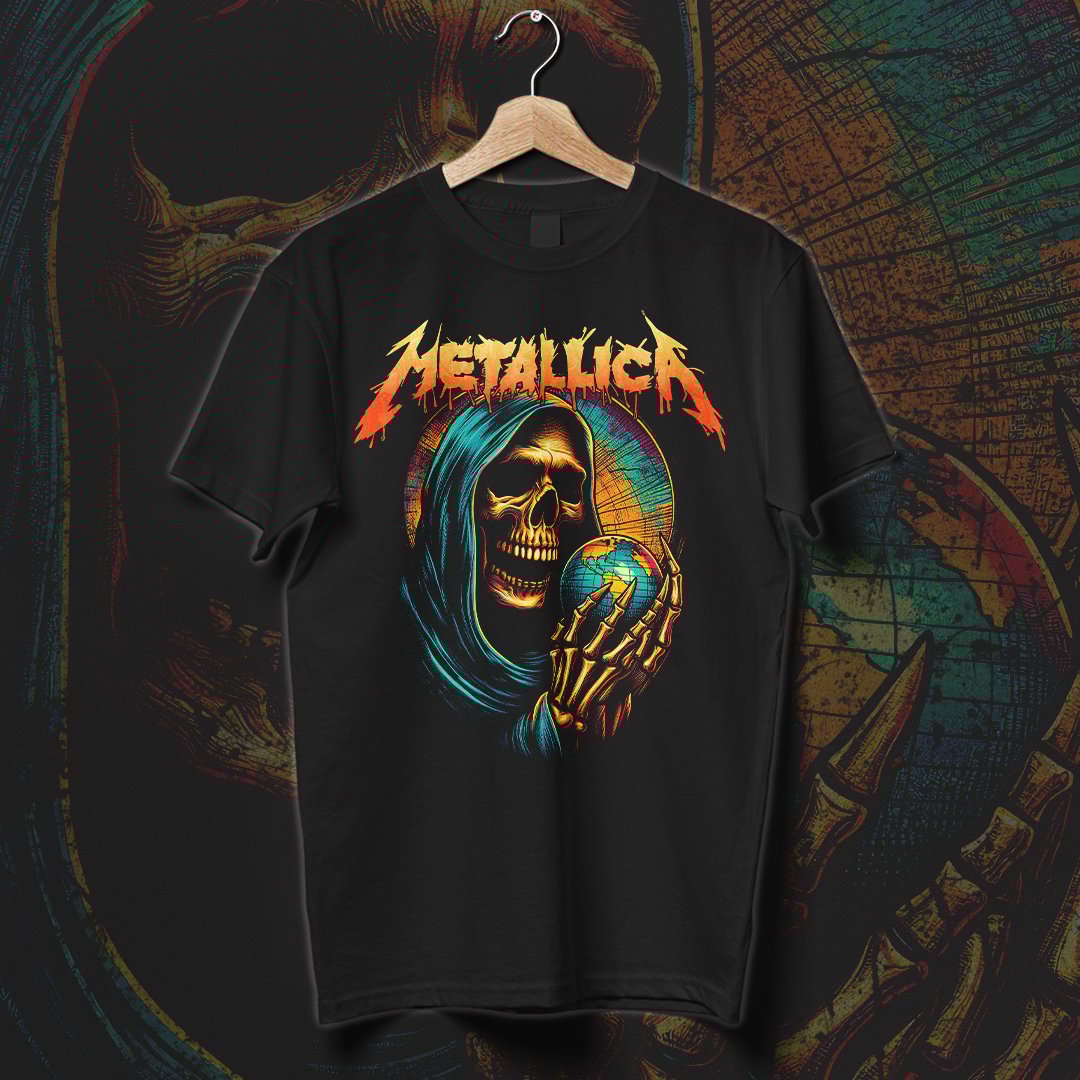 Nome do produto: Camiseta Metallica | Master of the World