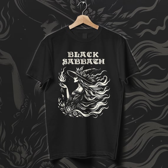 Camiseta Black Sabbath | Witch Flame