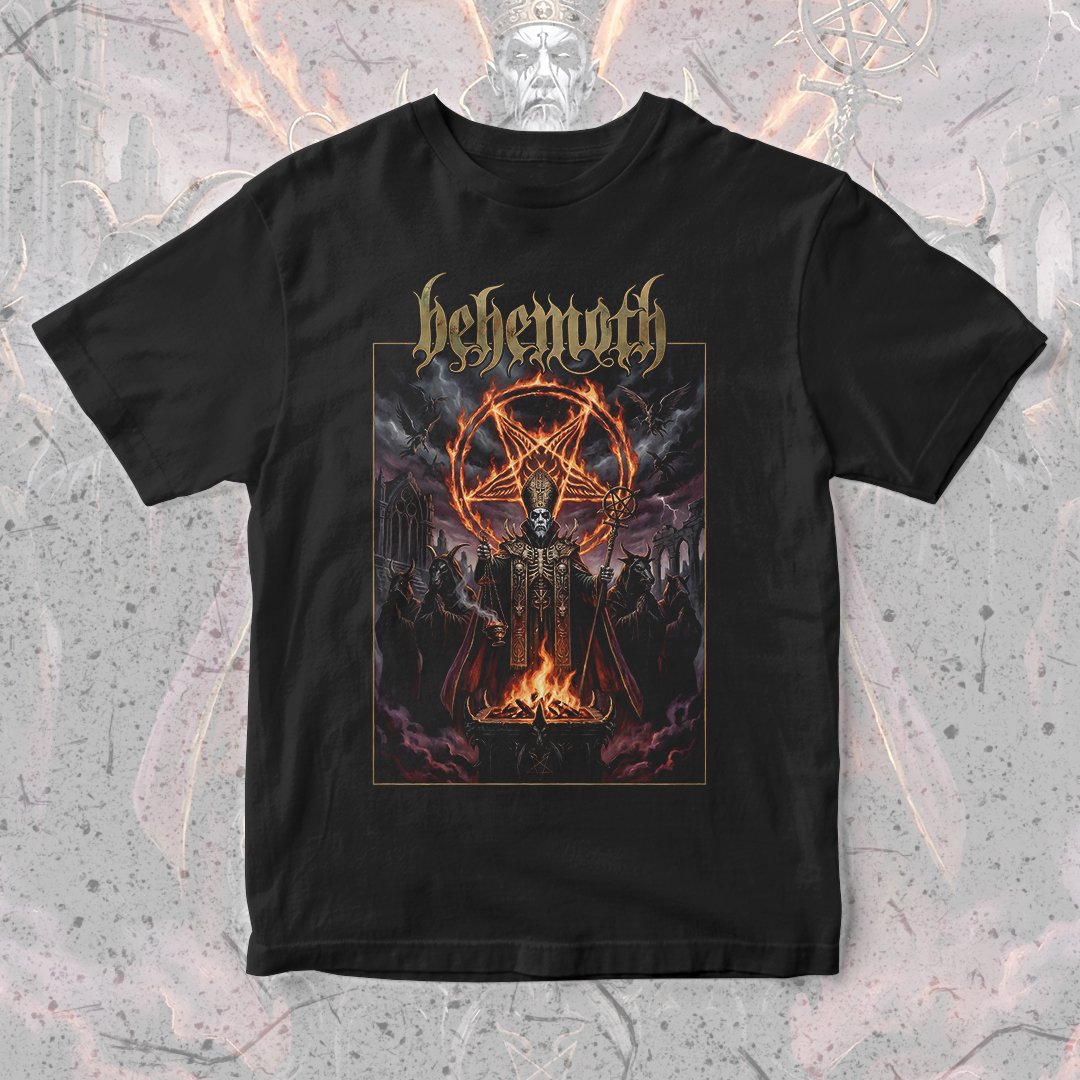 Nome do produto: Camiseta Behemoth | Fire Ritual