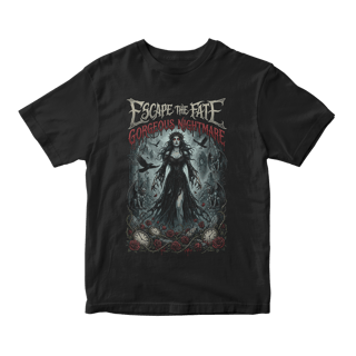 Nome do produto Camiseta Essencial Escape The Fate | Gorgeous Nightmare