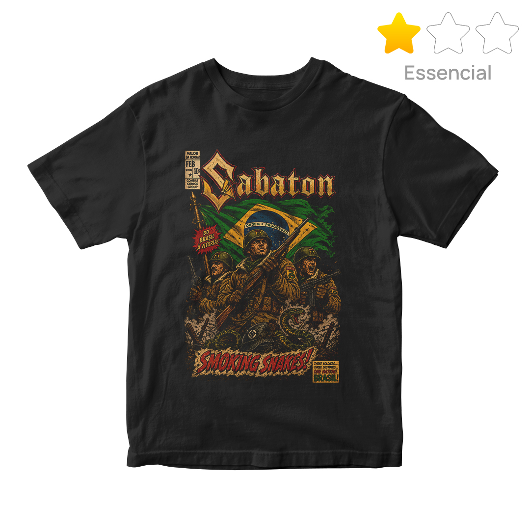Camiseta Essencial Sabaton | Three Soldiers One Nation
