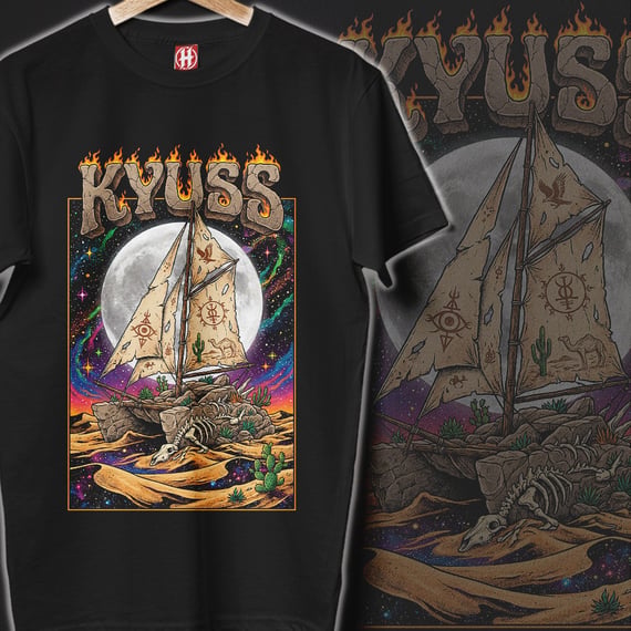 Camiseta Kyuss | Cosmic Fossil