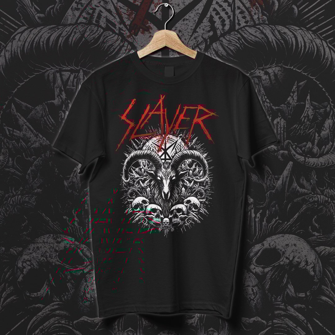 Nome do produto: Camiseta Slayer | Baphometic Slaughter