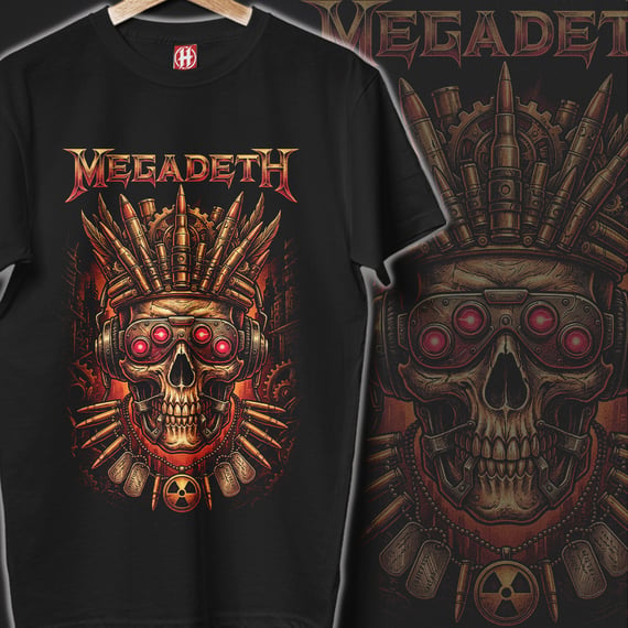 Camiseta Megadeth | Bullet Crown
