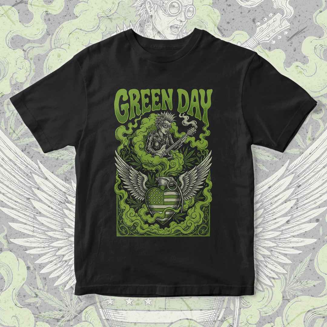 Nome do produto: Camiseta Green Day | Herbal Riot