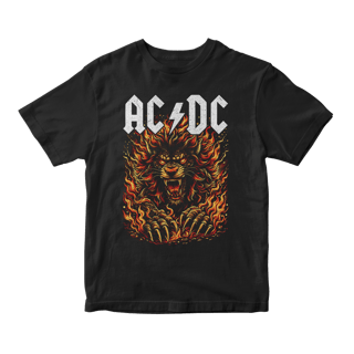 Nome do produto Camiseta AC/DC | Hell Lion