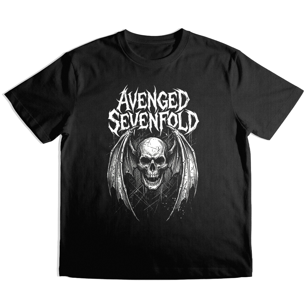 Camiseta Essencial Avenged Sevenfold | Grunge Deathbat