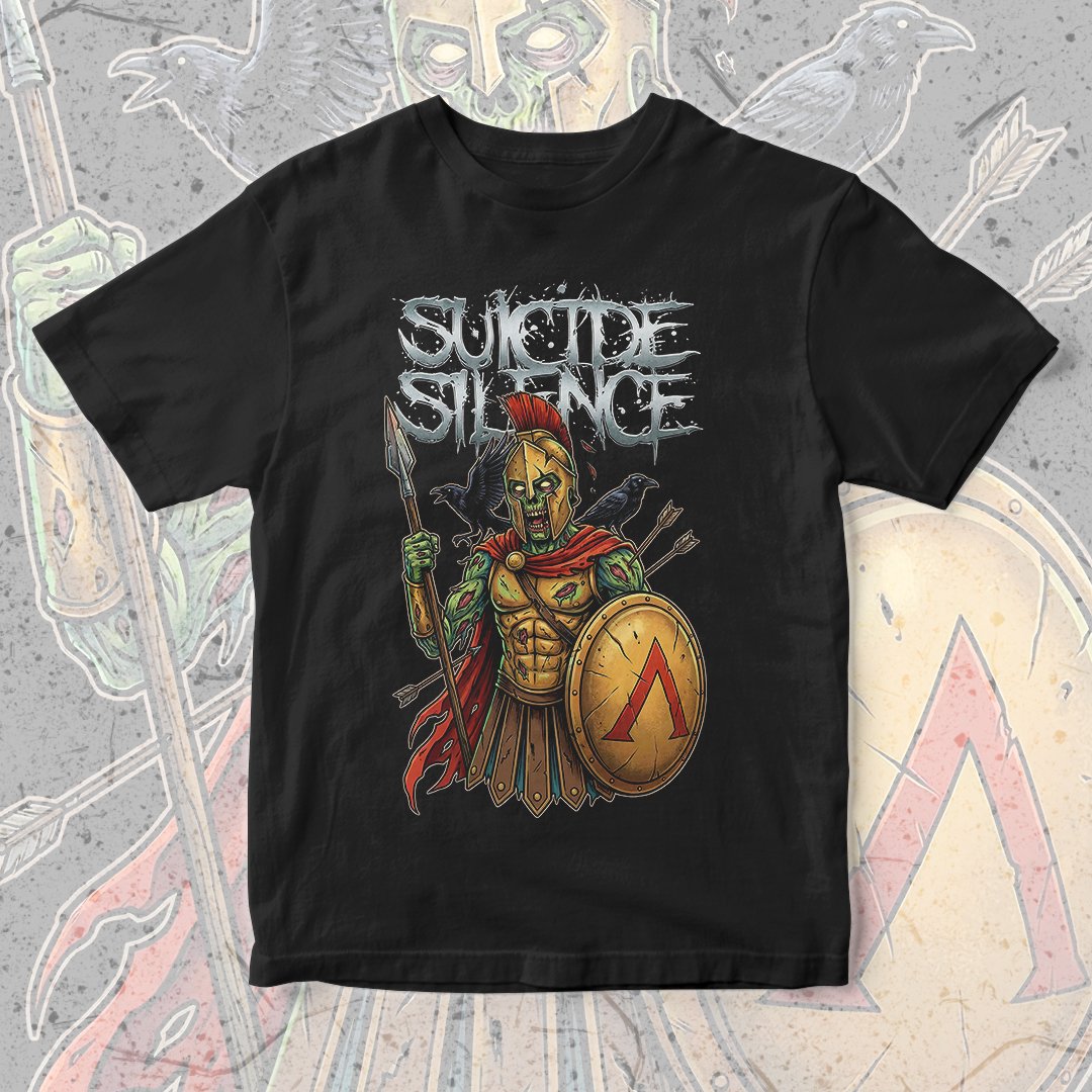 Nome do produto: Camiseta Suicide Silence | Undead Spartan