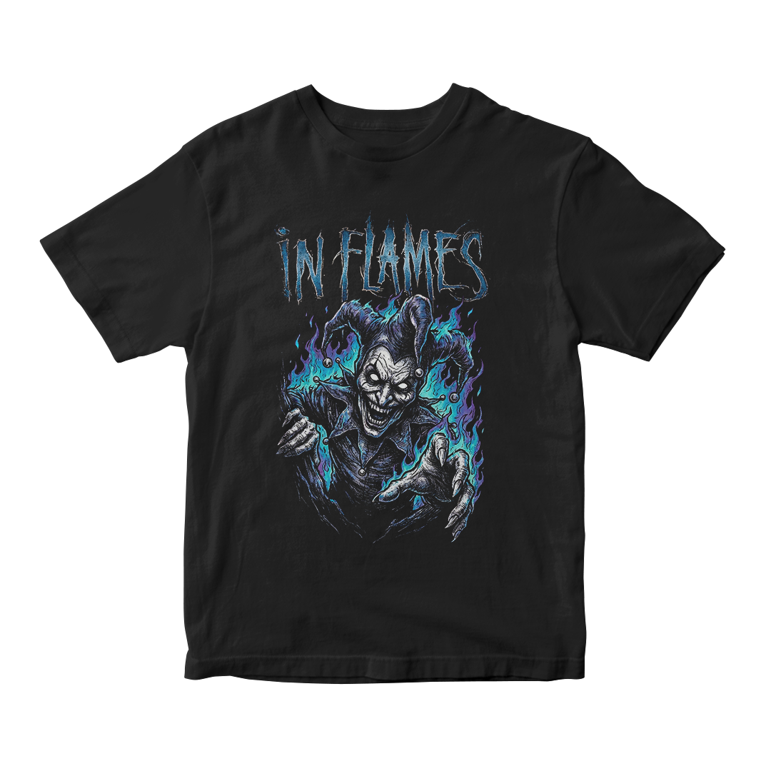 Nome do produto: Camiseta Essencial In Flames | Blue Jester