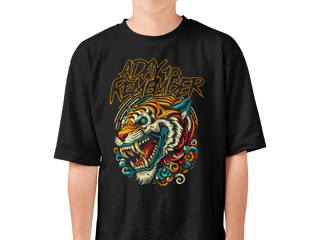 Nome do produto Camiseta A Day To Remember | Striped Fury