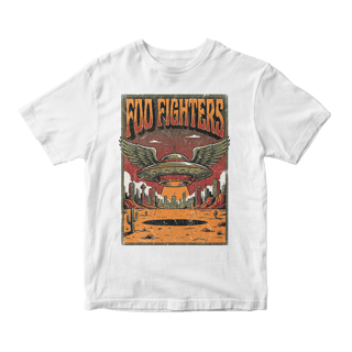 Nome do produto Camiseta Essencial Foo Fighters | Flying Fortress