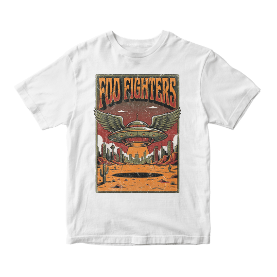 Camiseta Essencial Foo Fighters | Flying Fortress