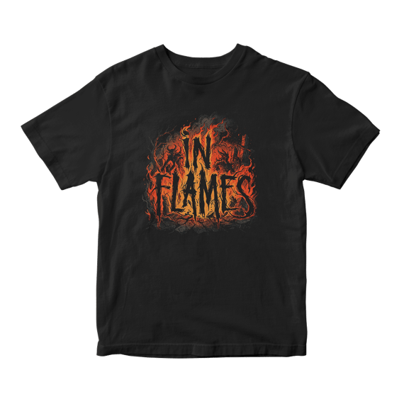 Camiseta Prime In Flames | Burning Logo