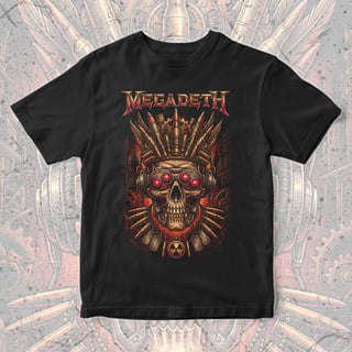Nome do produto Camiseta Megadeth | Bullet Crown