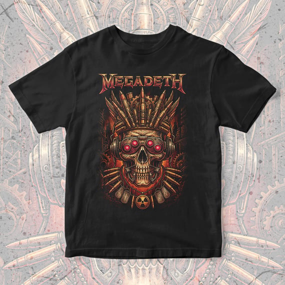 Camiseta Megadeth | Bullet Crown