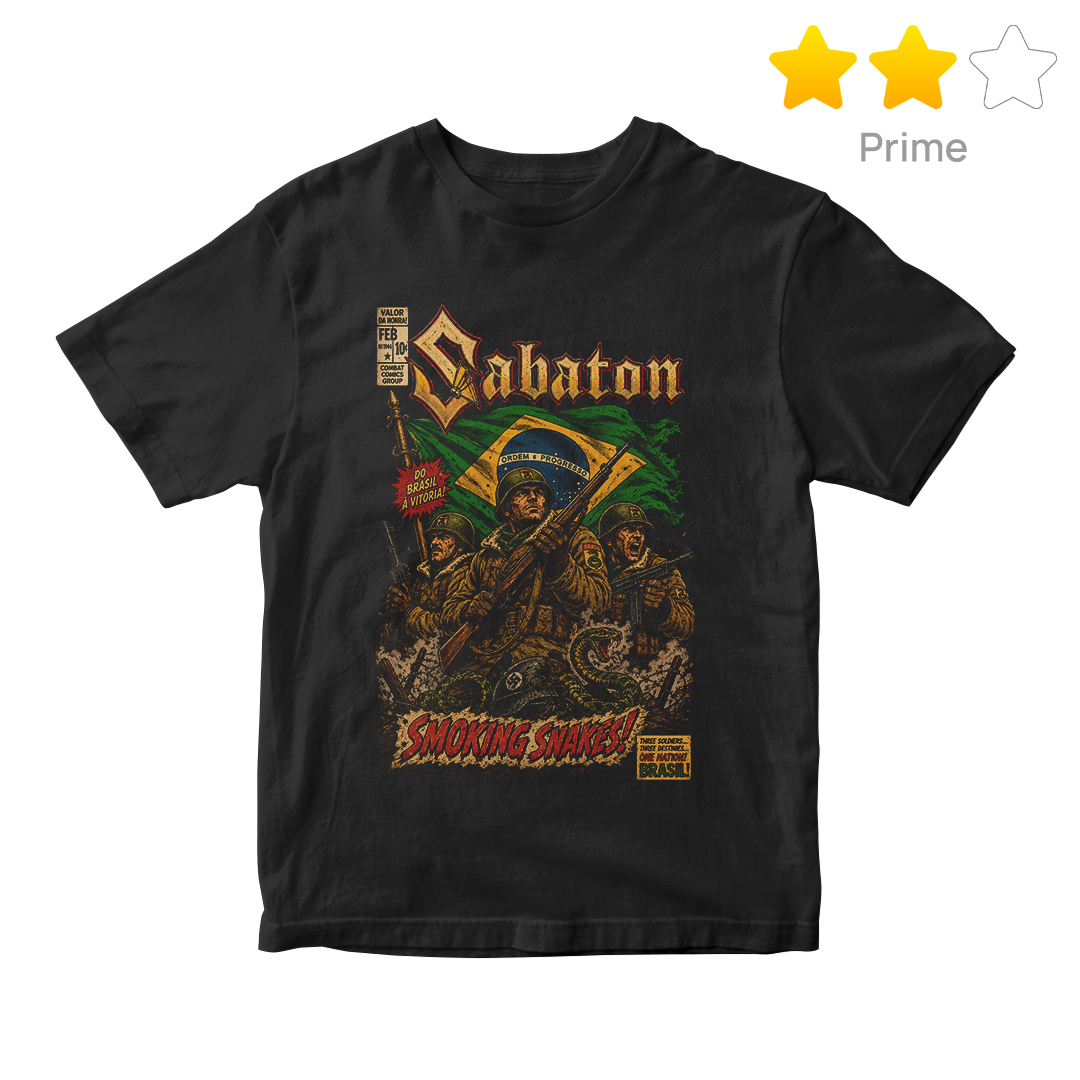 Camiseta Prime Sabaton | Three Soldier One Nation