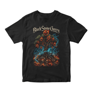 Camiseta Essencial Black Stone Cherry | Infernal Blossom