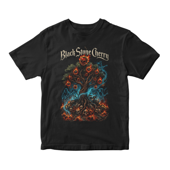 Camiseta Essencial Black Stone Cherry | Infernal Blossom