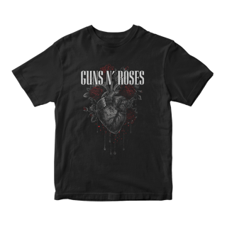 Camiseta Essencial Guns n Roses | Heart of Roses