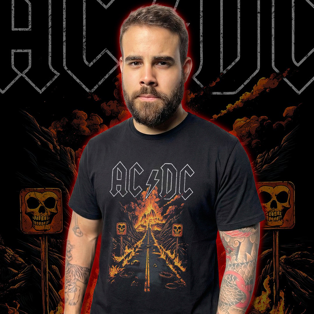 Nome do produto: Camiseta AC/DC | Hell Road