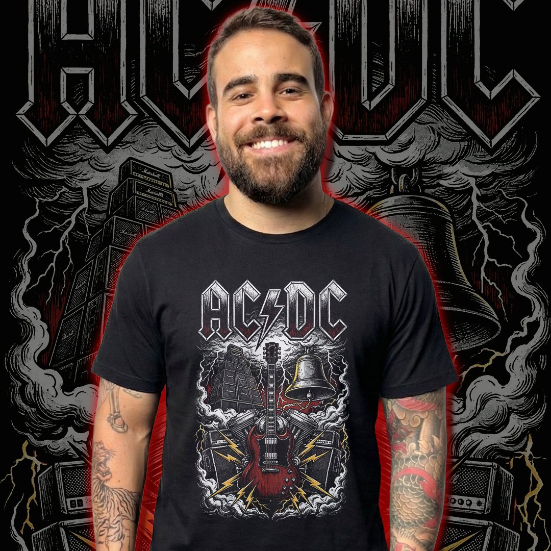 Nome do produto: Camiseta AC/DC | Ring The Bells Of Hell