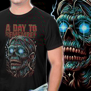 Nome do produto Camiseta A Day To Remember | Neon Undead