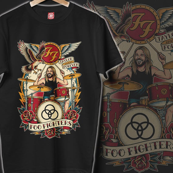 Camiseta Taylor Hawkins | The Hawk Lives