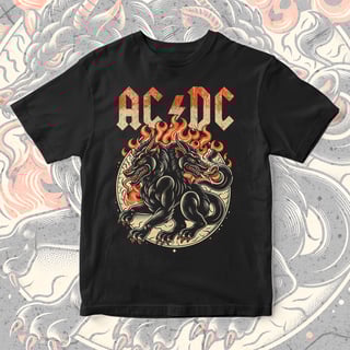 Nome do produto Camiseta AC/DC | Double Hellhound
