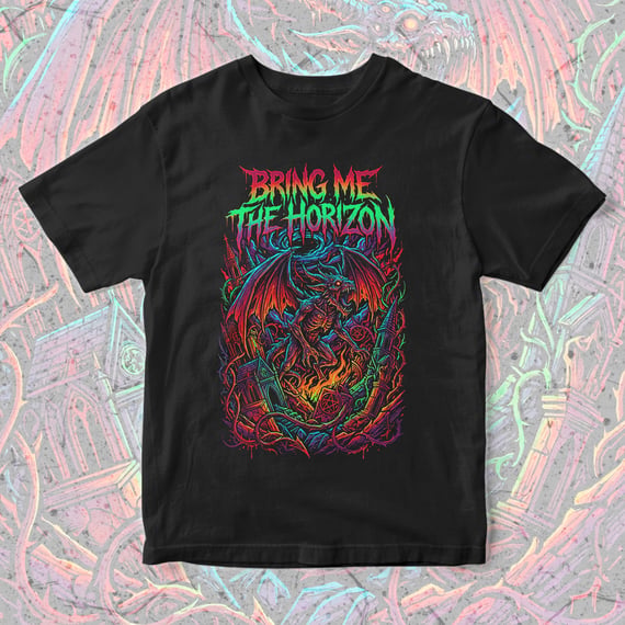 Camiseta Bring Me The Horizon | Neon Chaos