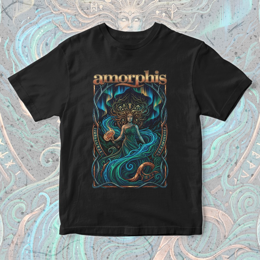 Nome do produto: Camiseta Amorphis | Northern Goddess