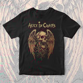 Nome do produto Camiseta Alice in Chains | Chains and Wings