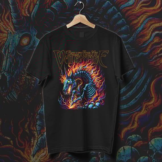 Camiseta Bullet For My Valentine | Burning Horse