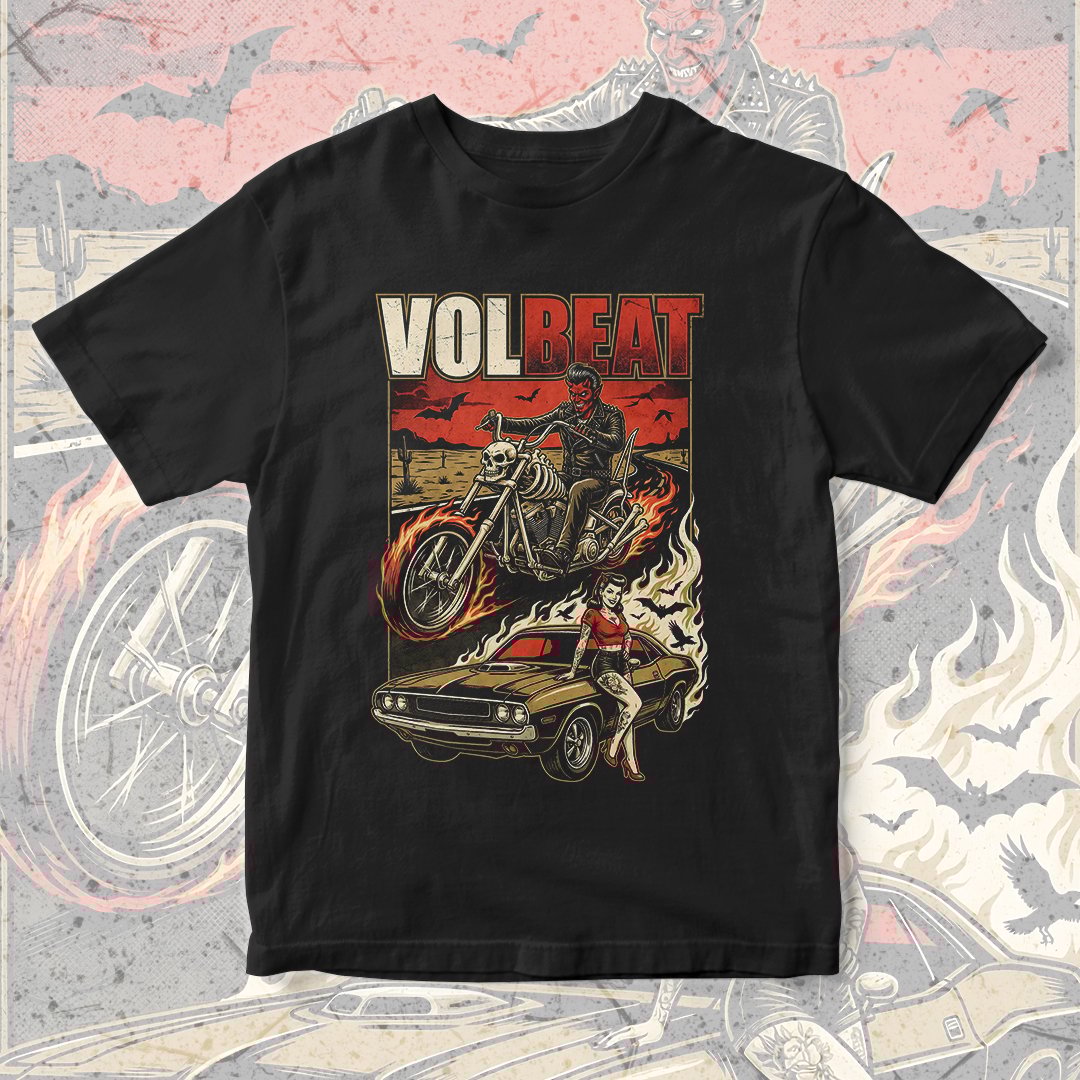 Nome do produto: Camiseta Volbeat | Devil Highway