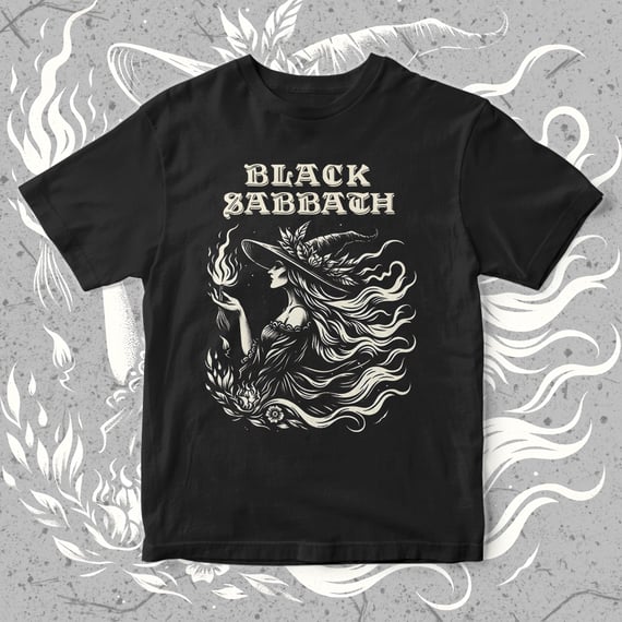 Camiseta Black Sabbath | Witch Flame