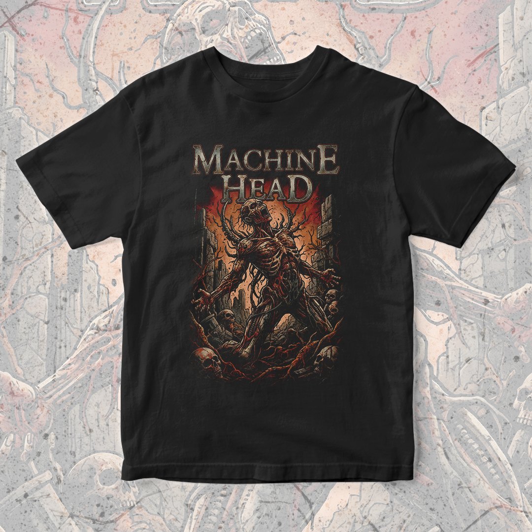 Nome do produto: Camiseta Machine Head | Slaughter The Martyr
