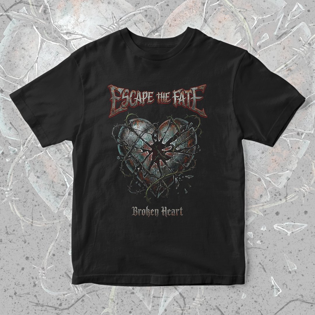 Nome do produto: Camiseta Escape The Fate | Broken Heart