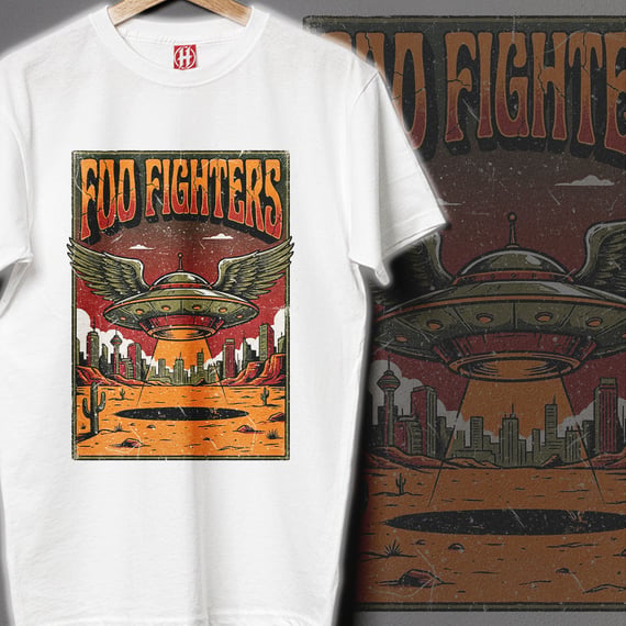 Camiseta Foo Fighters | Flying Fortress