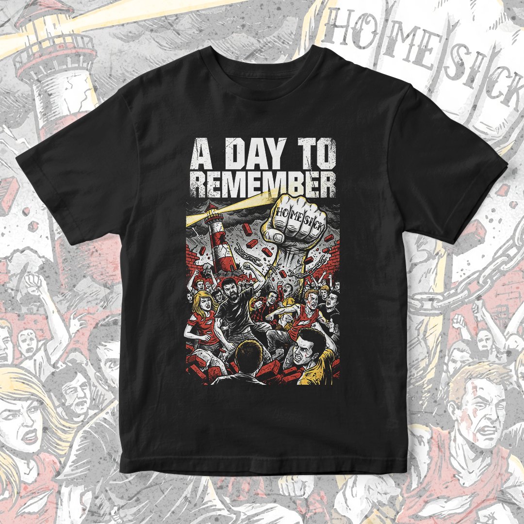 Nome do produto: Camiseta A Day To Remember | Homesick