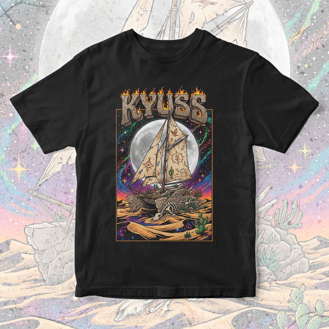 Nome do produto: Camiseta Kyuss | Cosmic Fossil