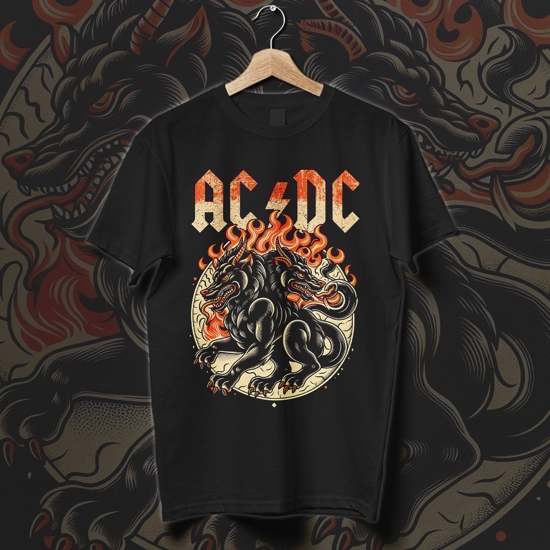 Nome do produto: Camiseta AC/DC | Double Hellhound