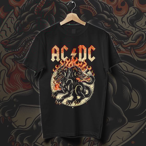 Camiseta AC/DC | Double Hellhound