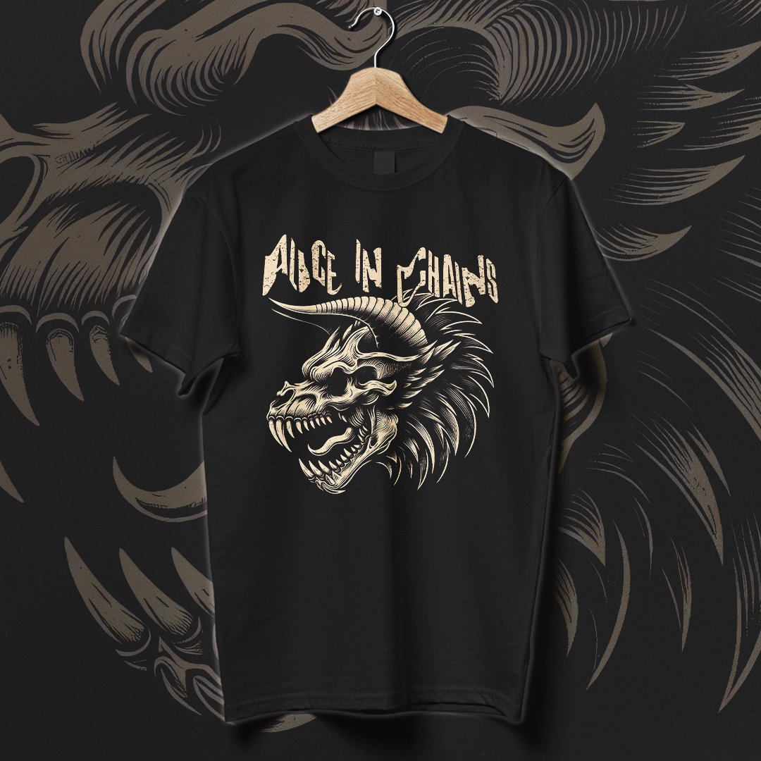 Nome do produto: Camiseta Alice in Chains | Them Bones