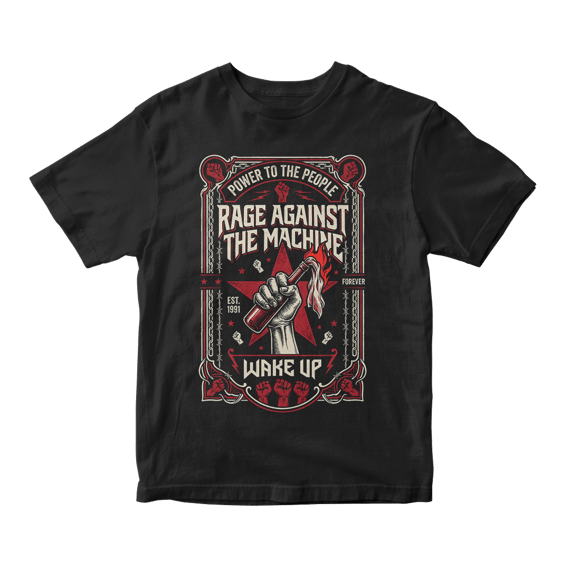 Camiseta Prime Rage Against The Machine | Wake Up People
