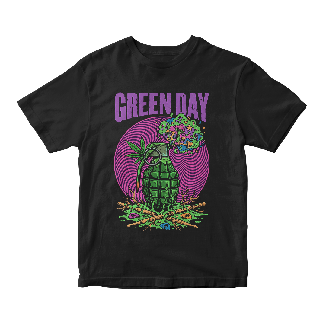 Camiseta Essencial Green Day | Psycho Grenade